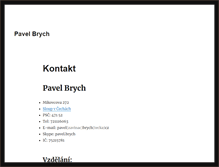 Tablet Screenshot of brych.cz